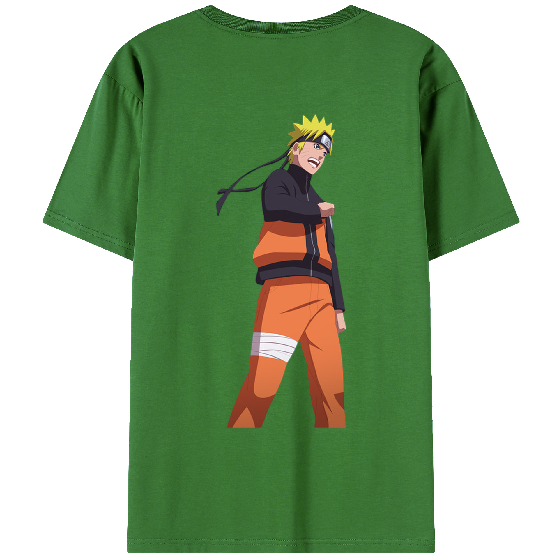 （画像用） NARUTO -ナルト- うずまき ナルト Uzumaki Naruto レディース半袖Tシャツ(バックプリント)